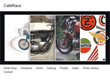 Tablet Screenshot of caferace.com